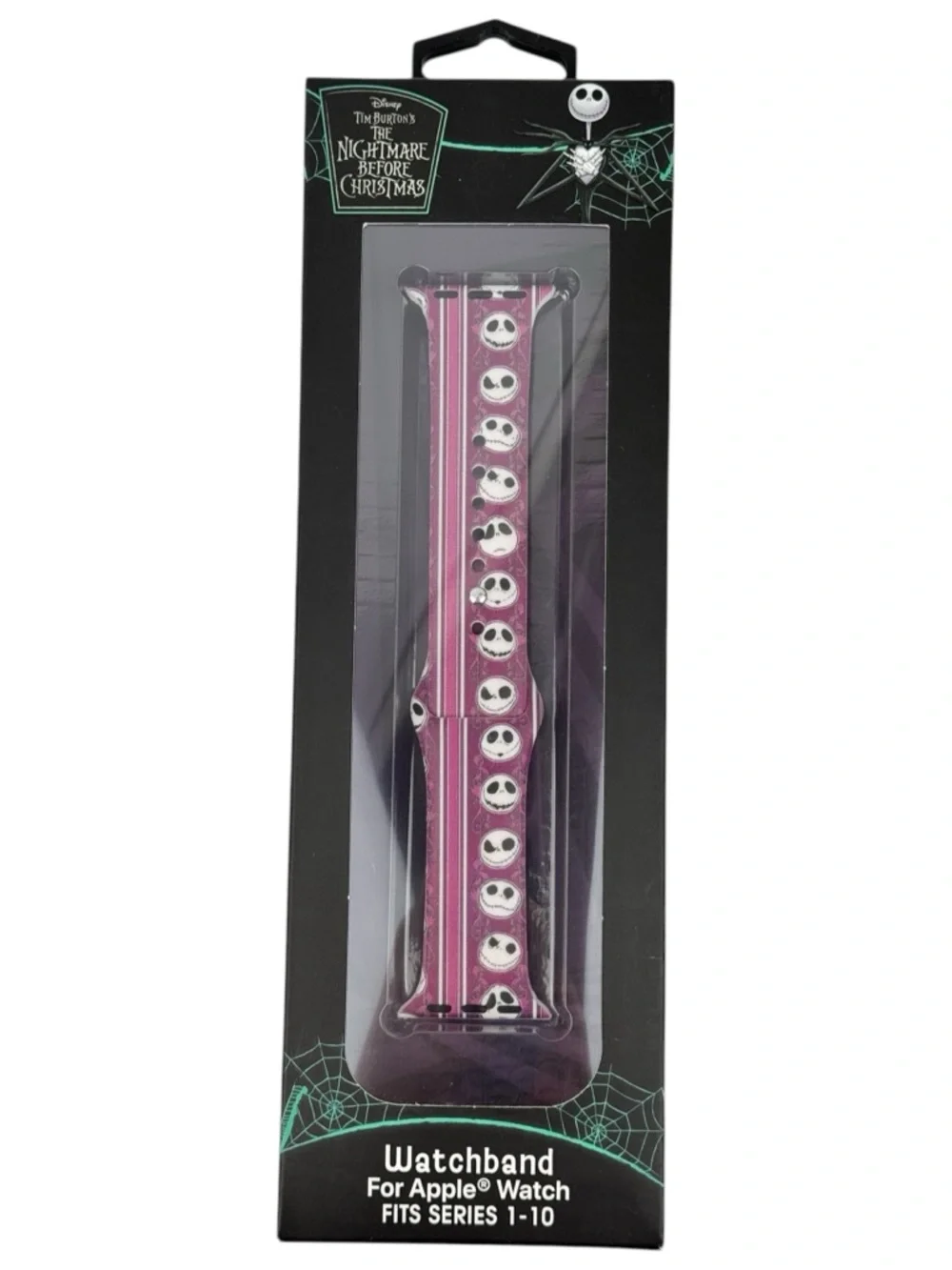 Nightmare Before Christmas Jack Skellington Apple Watch Band (38/40/41 mm) NIB